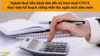 Ngành thuế tiến hành đôn đốc kê khai thuế GTGT, thực hiện Kế hoạch chống thất thu cho ngân sách nhà nước
