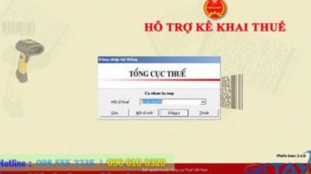 Thông báo về việc nâng cấp ứng dụng Hỗ trợ kê khai tờ khai mã vạch (HTKK) phiên bản 3.8.2 (23/3/2018)