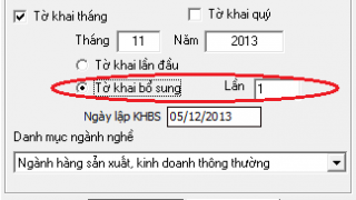 Lưu ý khi khai bổ sung điều chỉnh Thuế GTGT
