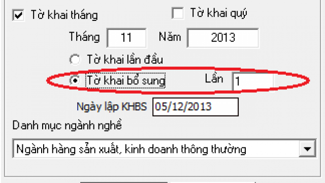Lưu ý khi khai bổ sung điều chỉnh Thuế GTGT